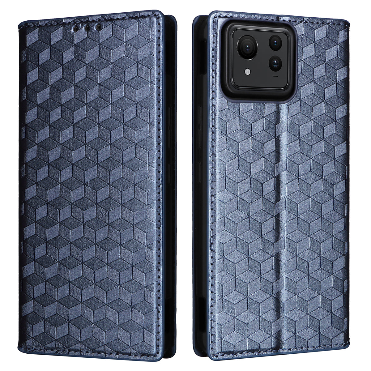 For Asus Zenfone 11 Ultra 5G Leather Wallet Case Rhombus Imprinted Protective Phone Cover For Asus Zenfone 11 Ultra 5G Leather Wallet Case Rhombus Imprinted Protective Phone Cover